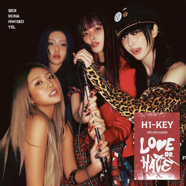 Cover of H1-KEY 3rd Mini Album [LOVE or HATE]