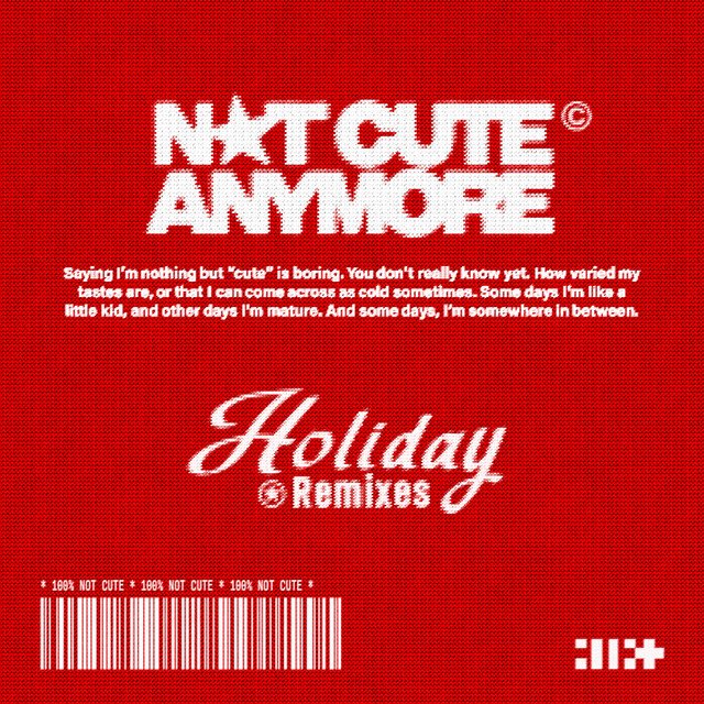 Cover of NOT CUTE ANYMORE (Holiday Remixes)