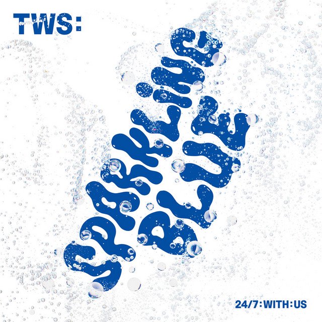 Cover of TWS 1st Mini Album 'Sparkling Blue'
